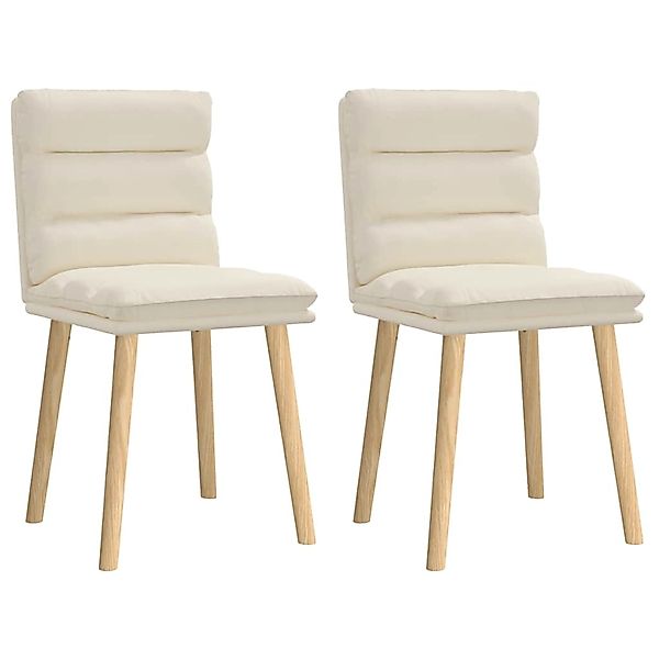 vidaXL Esszimmerstühle 2 Stk Leinen 4101304 günstig online kaufen