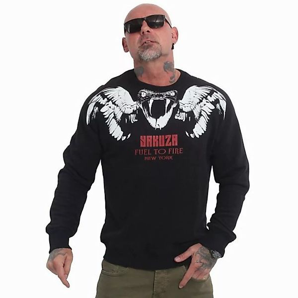 YAKUZA Sweatshirt Snake Raglan günstig online kaufen