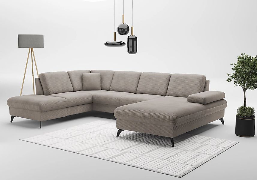 sit&more Wohnlandschaft "Morris Jubi U-Form, B: 300 cm" mit Armteilfunktion günstig online kaufen