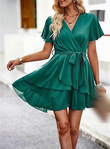 AFAZ New Trading UG Sommerkleid Frühlings- und Sommerkleider, einfarbige A- günstig online kaufen