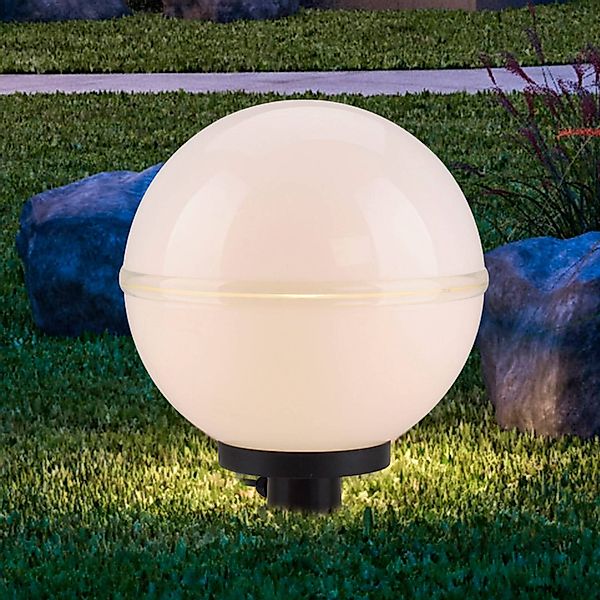 Just Light. Außen-Dekoleuchten Hemis 2-teilig Weiß Ø 30 cm günstig online kaufen