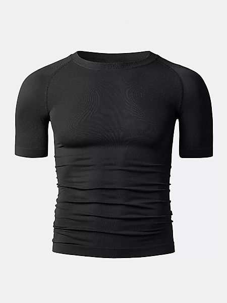 Männer nähen Kompression Thermal Unterhemd T-Shirt atmungsaktiv elastisch a günstig online kaufen