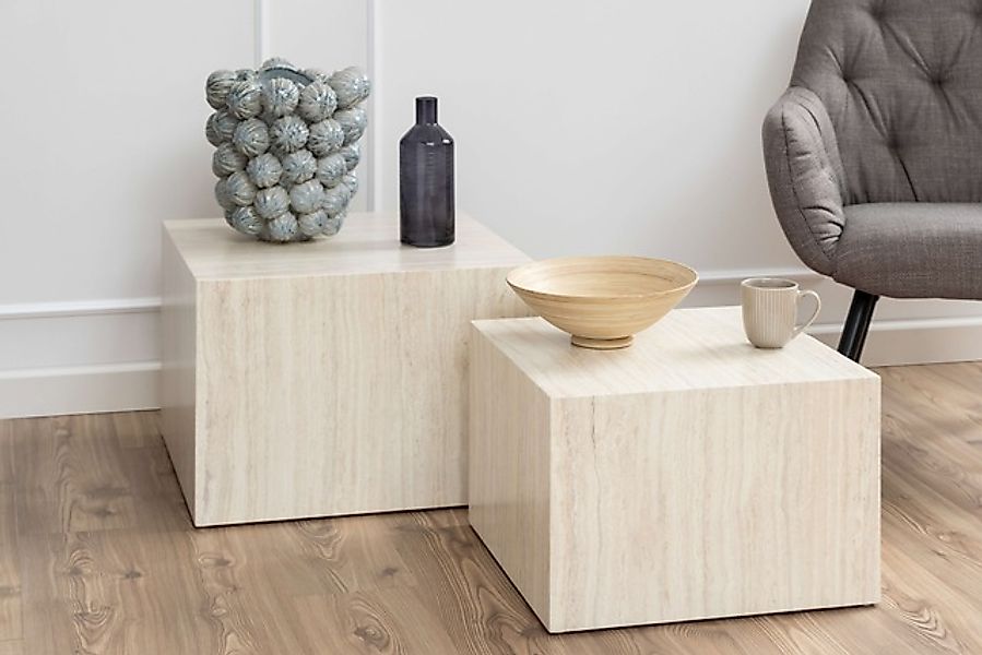 ACTONA GROUP Couchtisch »Dice Couchtischsatz, Beistelltisch, Kaffeetisch, S günstig online kaufen