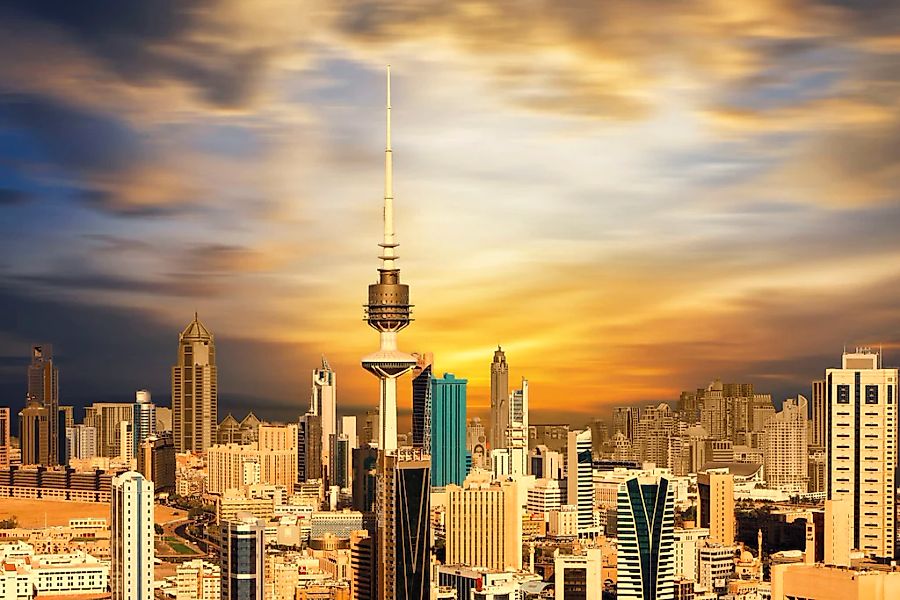 queence Acrylglasbild "Skyline" Gebäude  Skyline  Städte Fine Art-Print in günstig online kaufen