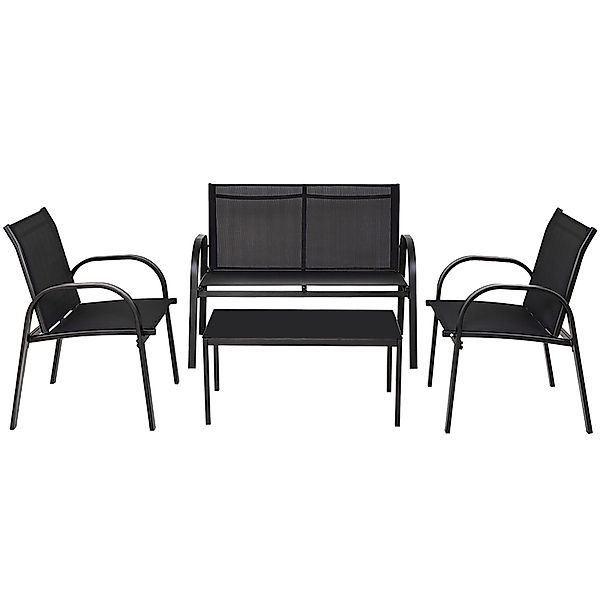 COSTWAY Balkonset, (4 TLG), 4 Personen, günstig online kaufen