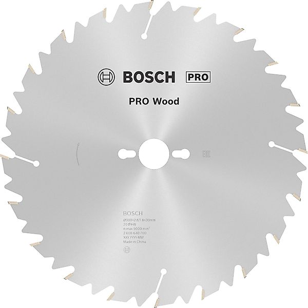 Bosch Kreissägeblatt Construct Wood 300 x 30 x 2,8 mm 20 Zähne günstig online kaufen