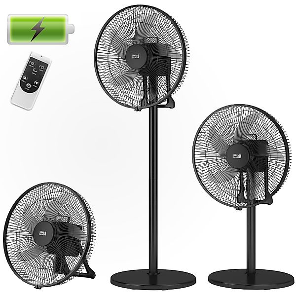 Lebenlang Akku-Standventilator 45h Laufzeit & 3600mAh günstig online kaufen