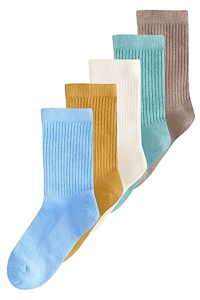 Next Basicsocken Gerippte Socken im 5er-Pack günstig online kaufen