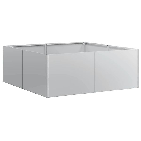 vidaXL Pflanzkübel 80x80x30 cm Verzinkter Stahl 860806 günstig online kaufen