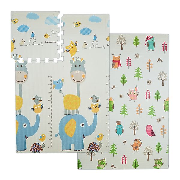 relaxdays Spielmatte Puzzlematte Duo: Eule / günstig online kaufen