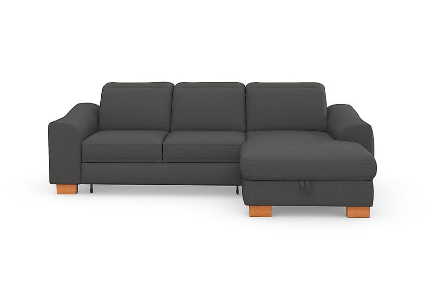 sit&more Ecksofa »Dundee L-Form« mit Federkern und Massivholzfüßen, wahlwei günstig online kaufen