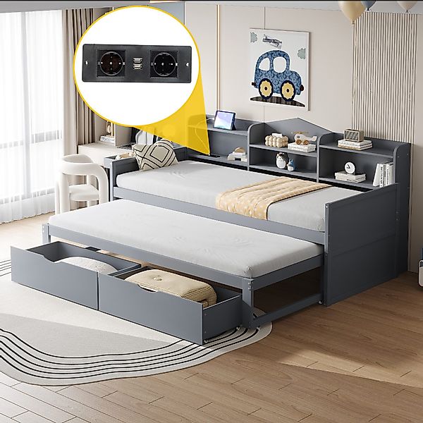 HAUSS SPOLE Schlafsofa 90x190/200cm Ausziehbett mit günstig online kaufen