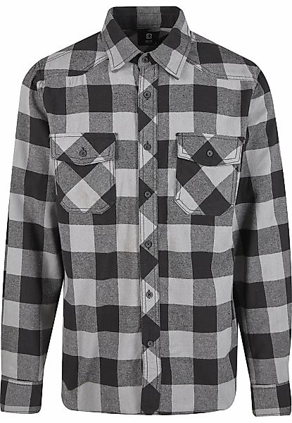 Brandit Langarmhemd "Brandit Herren Checked Shirt" 1 Stk. günstig online kaufen