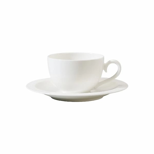 Villeroy & Boch Tasse "Cappuccinotasse mit Untertasse White Pearl 310 ml 2e günstig online kaufen
