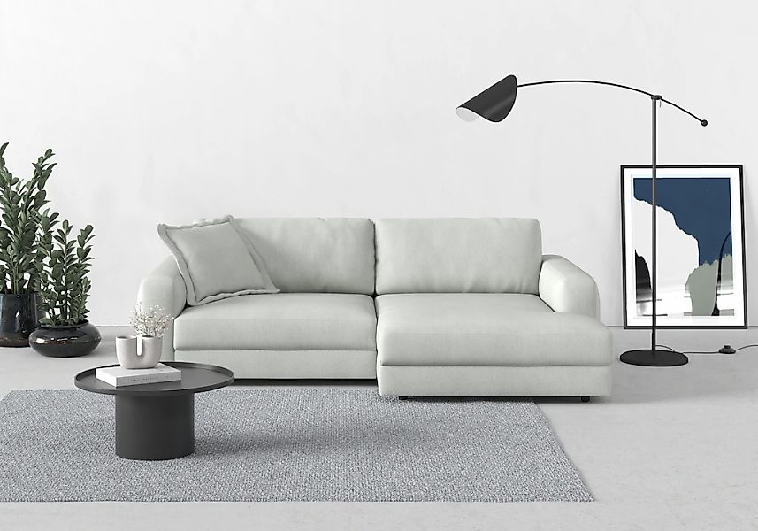TRENDMANUFAKTUR Ecksofa "Bourbon Mega Ecke mit tollem Sitzkomfort, Breite 2 günstig online kaufen
