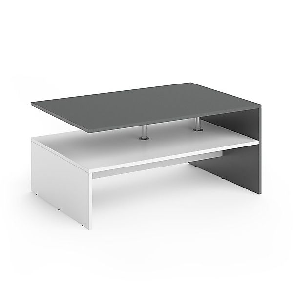 Vicco Couchtisch Amato, Anthrazit/Weiß, 90 x günstig online kaufen