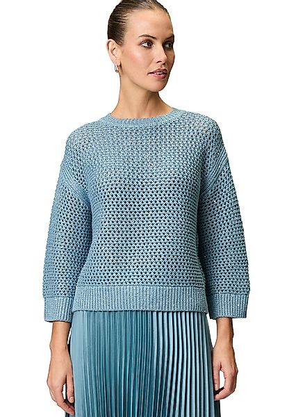 Zero Strickpullover zero Grobstrickpullover mit Glitzer günstig online kaufen