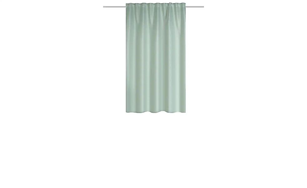HOMEbasics Verdunklungsschal   ¦ grün ¦ Maße (cm): B: 135 H: 145 Gardinen & günstig online kaufen