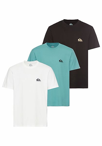 Quiksilver T-Shirt "NOTCHED SHORT SLEEVE TEE PACK3 YM", (3 tlg.) günstig online kaufen