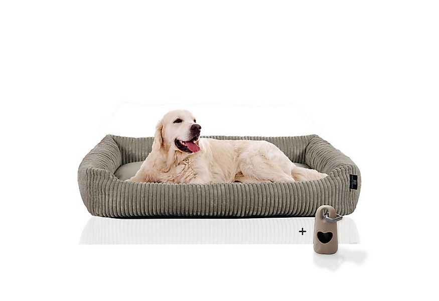 Rohrschneider Tierbett Hundesofa Cord Hundebett groß, dog bed xxl 120x80cm, günstig online kaufen