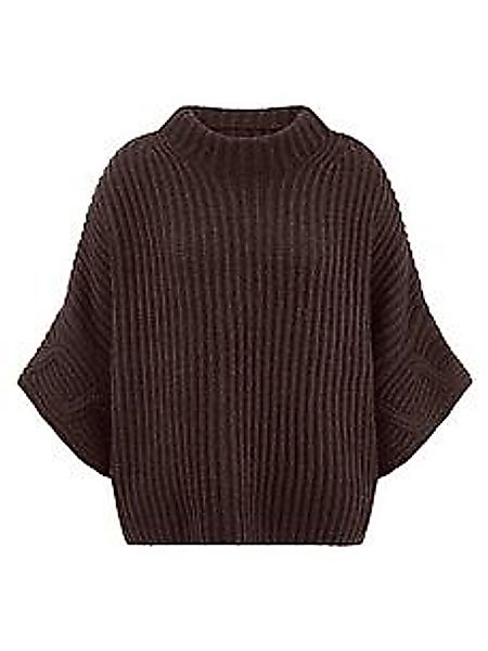 Pullover 3/4-Arm aus Schurwolle und Kaschmir include braun günstig online kaufen