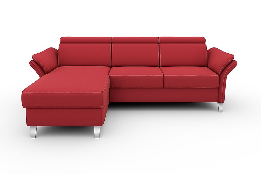 sit&more Ecksofa Vincenzo L-Form, inklusive Kopfteilverstellung, günstig online kaufen