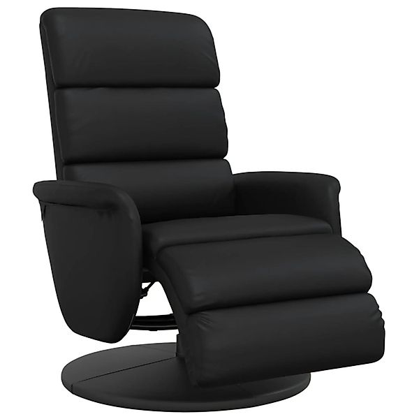 vidaXL Relaxsessel mit Fußteil Schwarz Kunstleder 356717 günstig online kaufen
