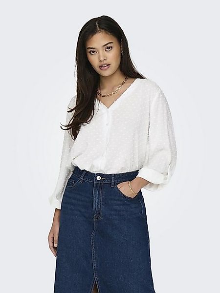 JACQUELINE de YONG Blusenshirt Haifischkragen Knopfleiste voluminöse Ärmel günstig online kaufen