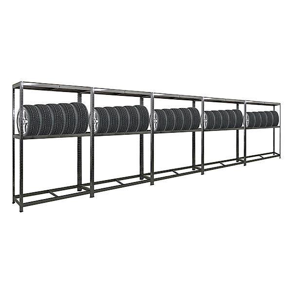 PROREGAL Mega Deal 5x Reifenregal RAGNAR HxBxT 180 x 120 x 40cm Bis Zu 8 Re günstig online kaufen