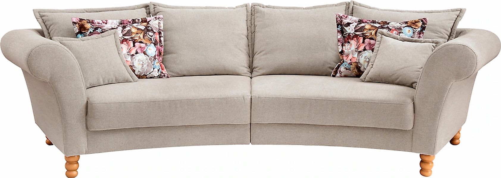 Home affaire Big-Sofa "Tassilo geschwungene Formensprache, bequem, Mega Sof günstig online kaufen