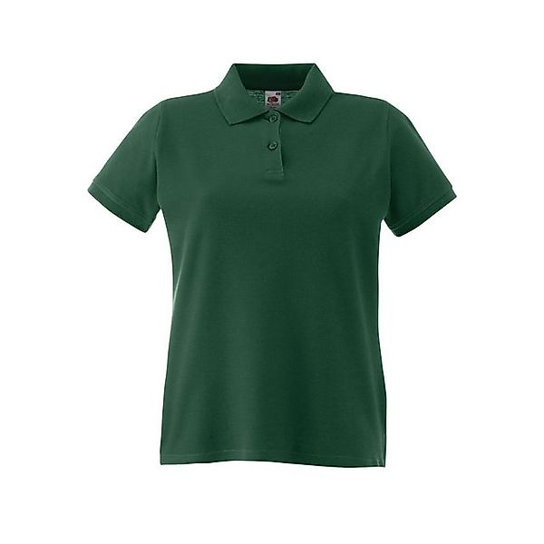 Fruit of the Loom Poloshirt Damen Polohemd Kurzarm Lady-Fit aus Baumwolle günstig online kaufen