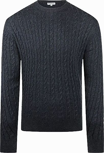 McGregor Cable Pullover Merinowolle Melange Navy - Größe XL günstig online kaufen