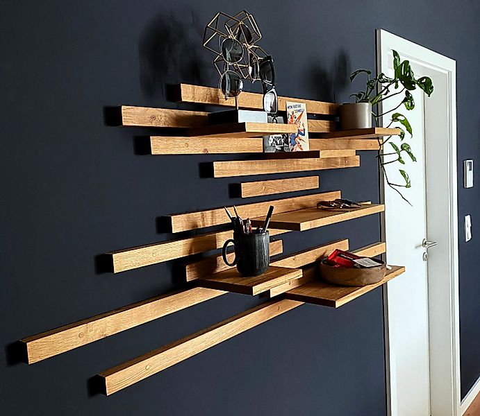 Living Oak Wandregal Eiche in verschiedenen günstig online kaufen