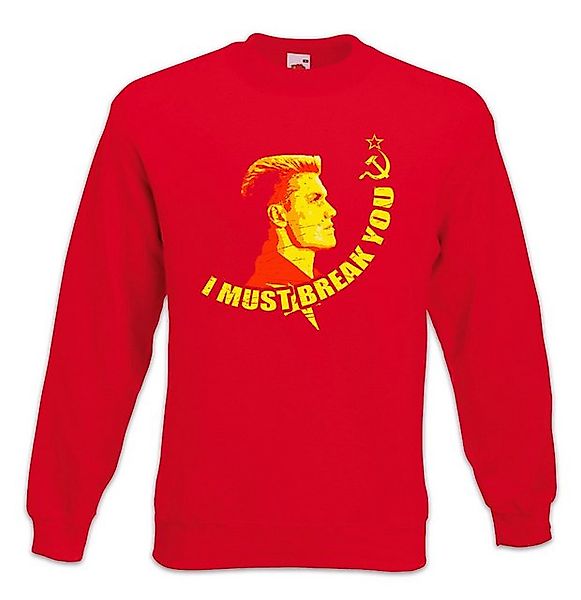 Urban Backwoods Sweatshirt I Must Break You Sweatshirt Rocky Ivan Drago Box günstig online kaufen