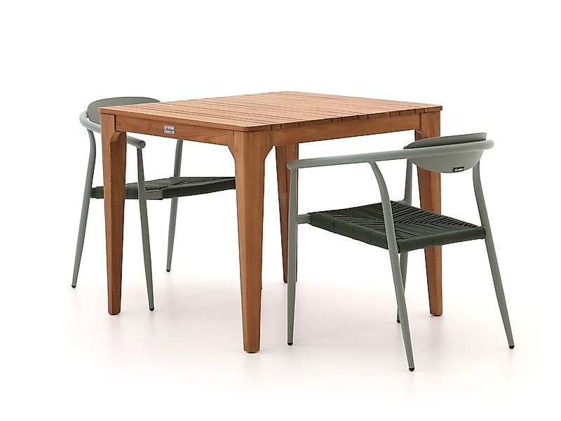 Manifesto Cavone/Bruca 90 cm Gartenmöbel-Set 3-teilig stapelbar günstig online kaufen