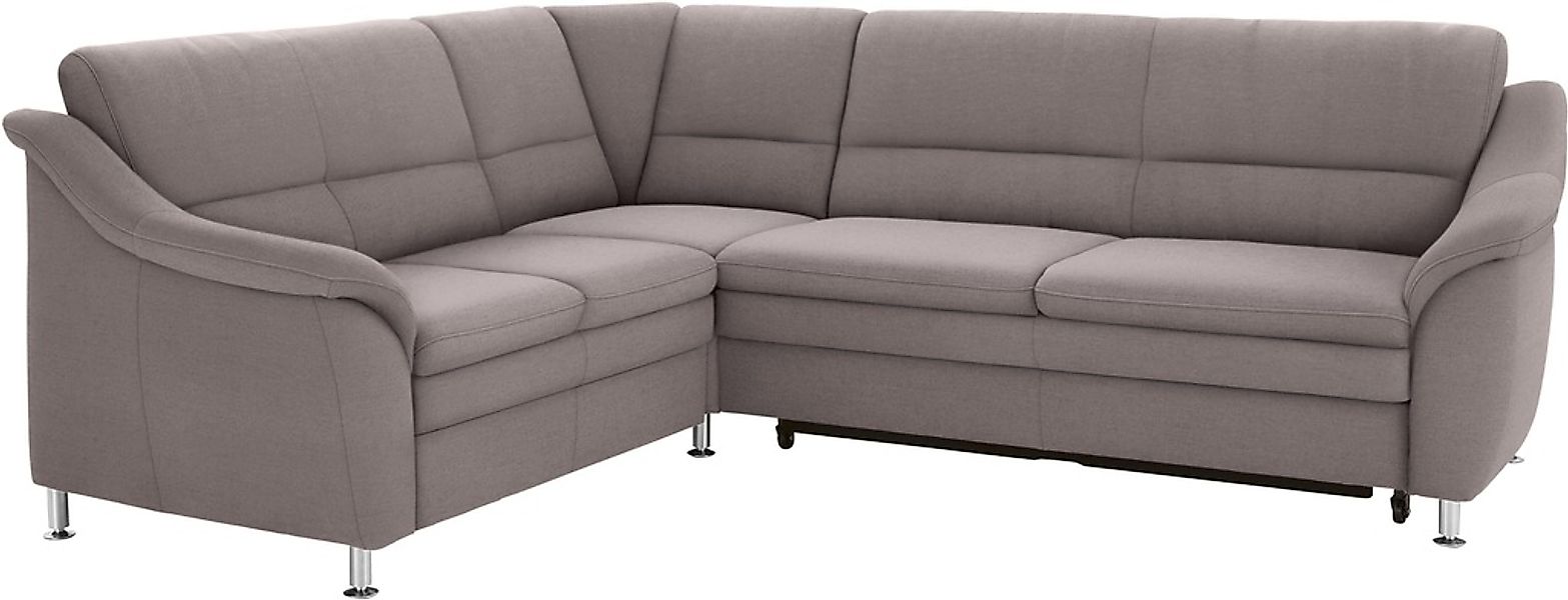 sit&more Ecksofa »Cardoso L-Form«, mit Federkern, wahlweise mit Bettfunktio günstig online kaufen