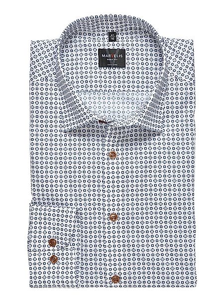 MARVELIS Langarmhemd body fit, Kentkragen, Businesshemd günstig online kaufen