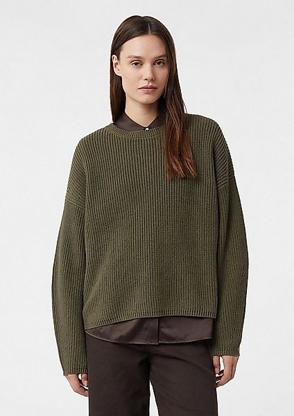 comma Longpullover Strickpullover Cropped Strickpullover mit überschnittene günstig online kaufen