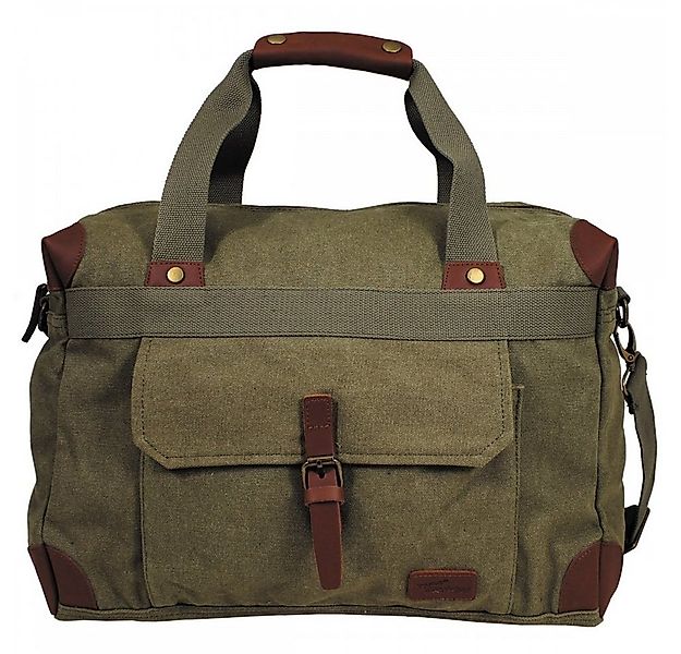 PureTrash Handtasche Handtasche, Canvas, "PT" mit Schultergurt, oliv (Packu günstig online kaufen