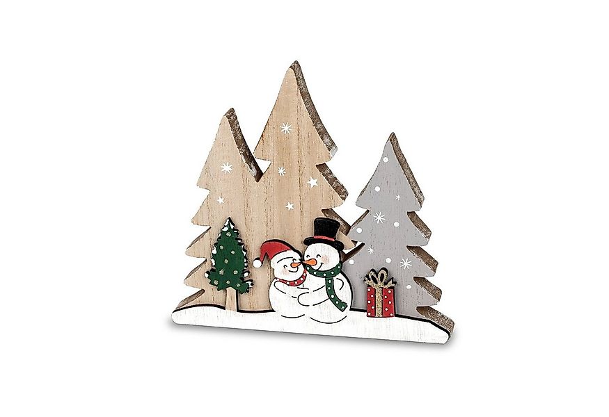 formano Weihnachtsfigur Holz Weihnachtsdeko Schneemänner (Stück, 1 St., 1 W günstig online kaufen