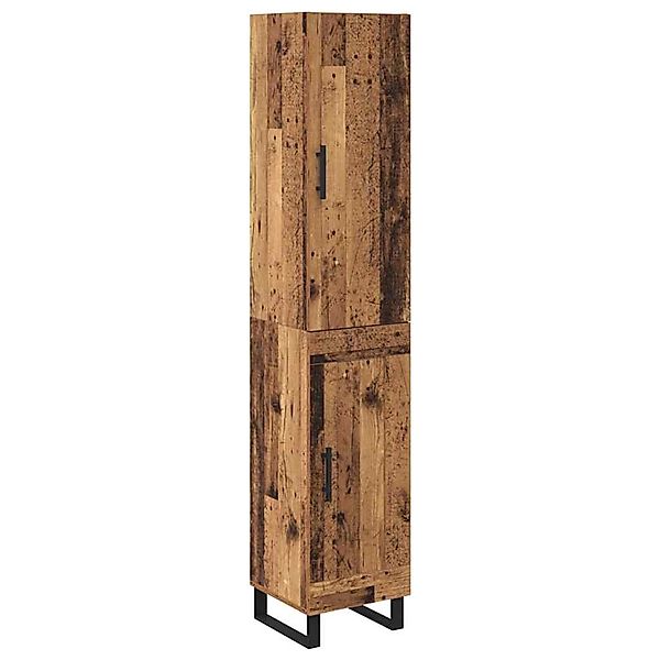 vidaXL Highboard Altholz 34,5 x 34 x 180 cm Holzwerkstoff 3415611 günstig online kaufen