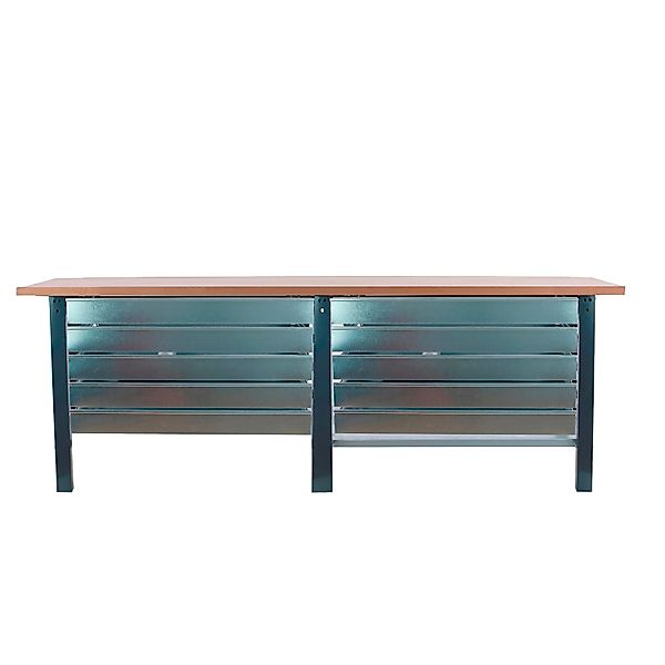 PROREGAL Werkbank BUFFALO WOOD Mit 10x Schublade HxBxT 86,5x260x75cm Tragla günstig online kaufen