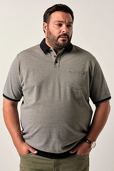 Men Plus Poloshirt Men+ Poloshirt Halbarm Bauchfit Piqué bis 8 XL günstig online kaufen