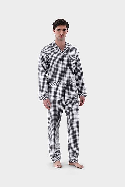 Schlafanzug aus Flanell Kariert günstig online kaufen