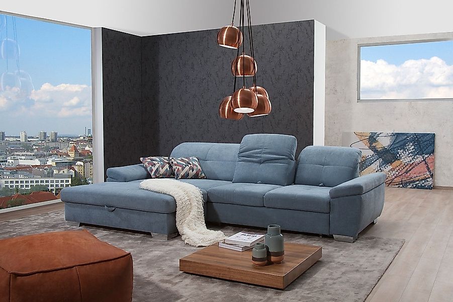 alina Ecksofa »Tessa« inkl. Sitztiefenverstellung, wahlweise mit Bettfunkti günstig online kaufen