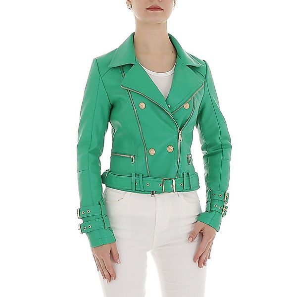 Ital-Design Lederimitatjacke Damen Freizeit (87123879) Bikerjacke günstig online kaufen