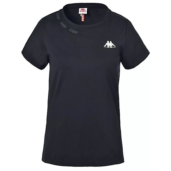 Kappa Yani Authentic Kurzärmeliges T-shirt XS Black günstig online kaufen