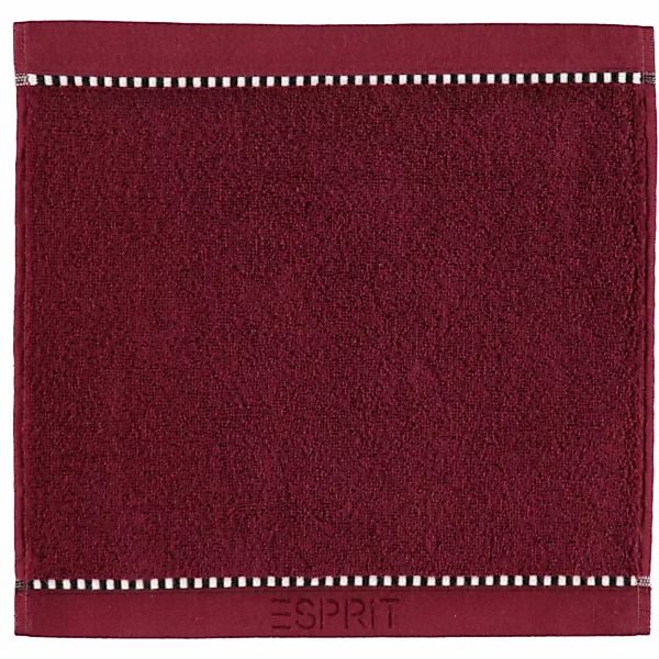 Esprit Box Solid - Farbe: mulberry - 3840 - Seiflappen 30x30 cm günstig online kaufen