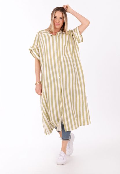 YC Fashion & Style Longbluse Hemdblusenkleid günstig online kaufen