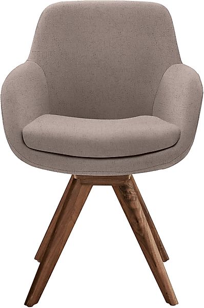 Musterring Esszimmerstuhl »Tavia« (Set) 2 Stk.Stativgestell Wildnussbaum, D günstig online kaufen